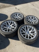 Koła BMW srebrna felga styling 163 19’