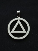 Naszyjnik, wisiorek z symbolem AA - Eminem 