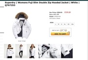 Kurtka damska biała SUPERDRY s/m