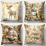 Zestaw 4-rech poszewek Bożonarodzeniowych