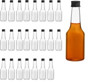 Mini Butelki na Alkohol (24-Pak) 100 ml Puste Plastikowe Wielorazowe