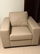 Okazja! NOWY SKÓRZANY FOTEL  FIRMY MTI FURNINOVA