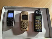 Zestaw starych telefonów Nokia 5110 Nokia 2600 Nokia 3510i aukcja BCM