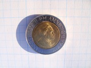 Watykan moneta 500 lirów 1989 nakład