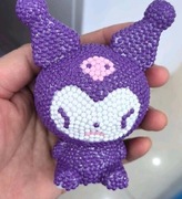 figurka diamencikowa dyi kuromi dla dziewczynki