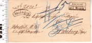 Niemcy Breslau Grunberg Zielona Góra, list, dokument z 1872 roku Auslagen