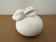 Ceramiczny Zajączek Zając Ozdoba Figurka Wielkanocna Wielkanoc 11 cm. 