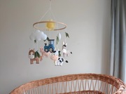 Karuzela do łóżeczka z filcu, handmade baby mobile