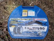 Łańcuchy zimowe śniegowe na koła do auta 13-16 cali KN60 używane 12mm