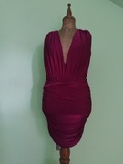 RIVER ISLAND, sukienka z głębokim dekoltem, M/L