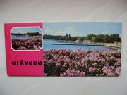 Giżycko - album/książeczka, 6 pocztówek, 1980 rok
