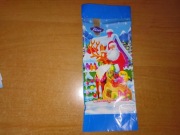 Fazer czekolada truskawkowa świąteczna 2001 puste opakowanie