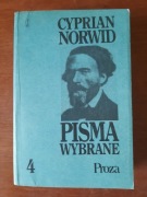 Cyprian Norwid - Pisma wybrane, tom 4 - Proza