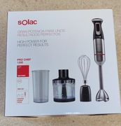 Blender ręczny Solac Pro Chef, 1200 W, z akcesoriami, czarny 