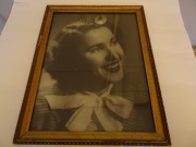 Stara fotografia kobiety, duże zdjęcie retro 30x39 cm, fotografia vintage