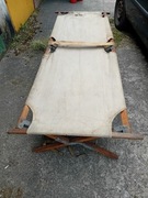 łóżko polowe wojskowe kanadyjka zabytek