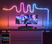TUYA Neonowe Taśmy Świetlne, RGBIC 84LED/M Lampa Sznurkowa LED