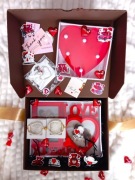 ZŁOTY BOX WALENTYNKOWY PREMIUM  Prezent dla Pary | 1 sztuka |