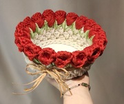 Koszyk HandMade róże