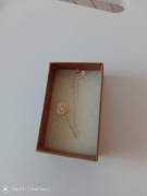 Bransoletka złoto z zawieszką 