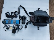 Olympus e-520 10 Mp, matryca MOS 4/3 - bardzo duży zestaw