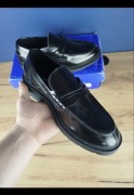 Czarne męskie lakierki Jack&jones luksusowe buty rozmiar 41