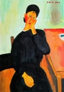 Amedeo Modigliani, Portret kobiety, 21x29,7 cm.