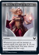 Mtg top Emblem Rowan, Scholar of Sparks