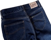 Lee Vintage wysoki stan Mom jeansy ciemno granatowe S/M
