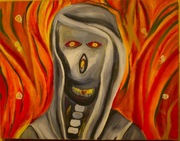 Biała Pani-Duży obraz 70x90