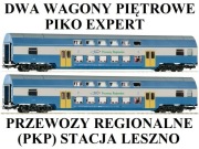 GLEDZIU PKP 2 x WAGON PIĘTROWY PRZEWOZY REGIONALNE
