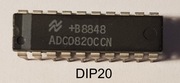 ADC0820CCN  8-bit A/D Converter with Track/Hold