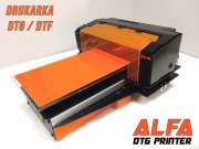 Drukarka DTG DTF do odzieży T-shirt koszulki FV Alfa400 orange EPSON DX5