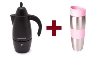 Aluminiowa kawiarka KönigHOFFER Prestigio 300 ml + Kubek termiczny 400 ml