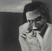 Paradoks Śmiechu – Joker w Chwili Refleksji Obraz akryl na płótnie 
