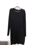 Esmara czarna sukienka jesień zima midi 44 46