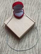 Piękny łańcuszek wężyk łańcuszek stal nierdzewna łańcuszek kolor srebrny