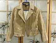 kurtka ramoneska z imitacji zamszu H&M Divided XS 34