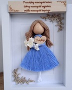 Dzień nauczyciela pamiątka makrama 