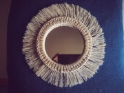 Lustro makrama Boho DIY