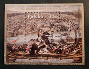 Blok 380 Fi: 5356 [ ] kasowanik FDC. 350-lecie bitwy pod Chocimiem.