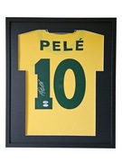 PELE Brazylia 3xMŚ koszulka z autografem 2 CERTYFIKATY RAMA