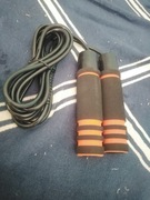 Skakanka fitness z obciążnikiem 2x200g