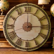 Zegar ścienny drewniany - cyfry rzymskie - 35cm