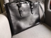 Torebka-Aktówka elegancka, skórzana L.CREDI