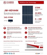 Panele fotowoltaiczne 555Wp bifacial szkło-szkło 