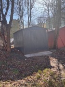 garaż blaszany na sprzedaż , wymiary:  2,5 x 5,1 m