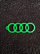 Brelok Audi Klasyk - Druk 3D - Zielony
