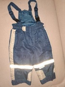 Spodnie 80 spodenki Ciepłe zimowe ocieplane narciary 6 - 9 mies