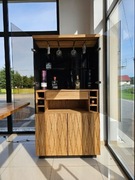 Witryna debowa loft nowoczesna,  barek